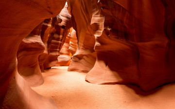 Картинка природа горы песок каньон антилопы сша скалы