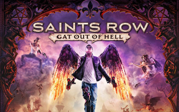 Картинка saints+row +gat+out+of+hell видео+игры saints row gat out of hell экшен ролевая игра