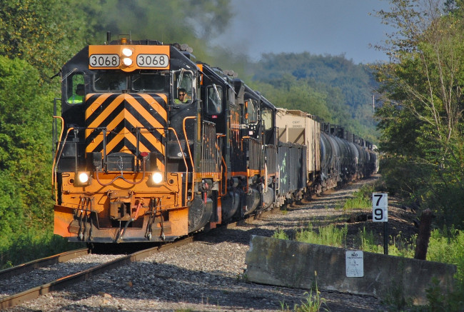 Обои картинки фото техника, поезда, состав, локомотив, железная, дорога, рельсы