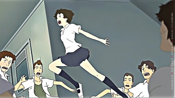 Картинка календари аниме 2019 calendar крик мальчик прыжок девочка