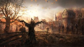 Картинка фэнтези иные миры времена halloween