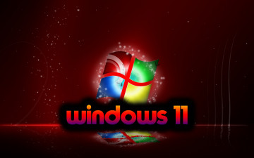 Картинка компьютеры windows+11 фон логотип