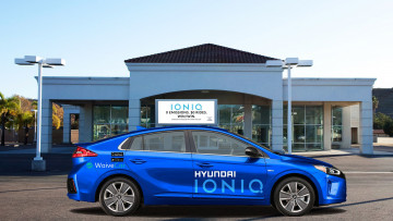 Картинка hyundai+autonomous+ioniq+concept+2016 автомобили hyundai 2016 concept ioniq autonomous