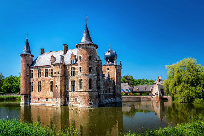 Обои картинки фото aartselaar castle, belgium, города, замки бельгии, aartselaar, castle