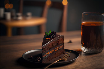 Картинка еда пирожные +кексы +печенье шоколадное пирожное мята