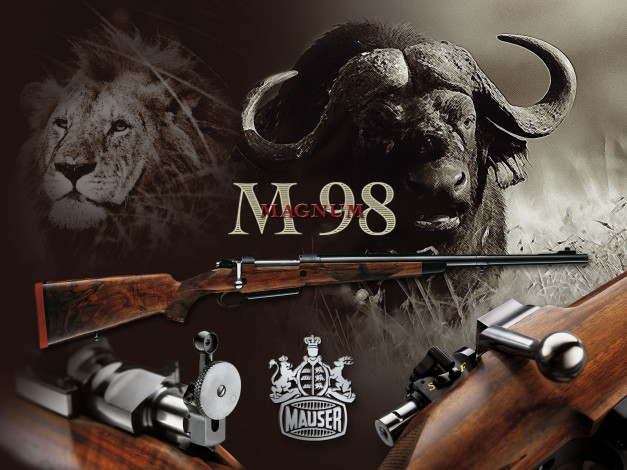 Обои картинки фото mauser, m98, magnum, оружие, винтовкиружьямушкетывинчестеры