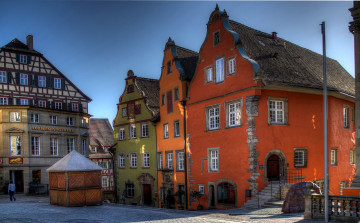 Картинка германия швебиш халль города здания дома улица