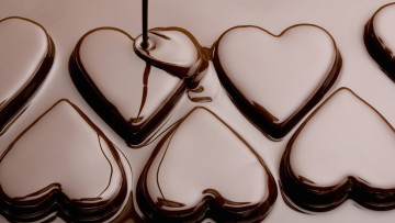 Картинка еда конфеты +шоколад +сладости сердечки шоколад любовь