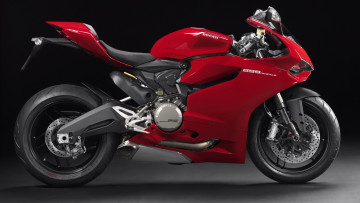 Картинка мотоциклы ducati красный breaks panigale 899