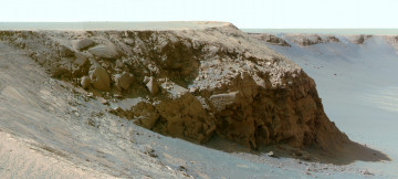 Картинка mars+victoria+crater космос марс victoria mars ландшафт crater поверхность планета пространство грунт