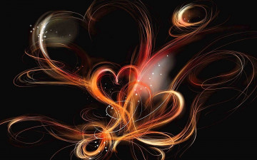 Картинка векторная+графика сердечки+ hearts сердечки энергии