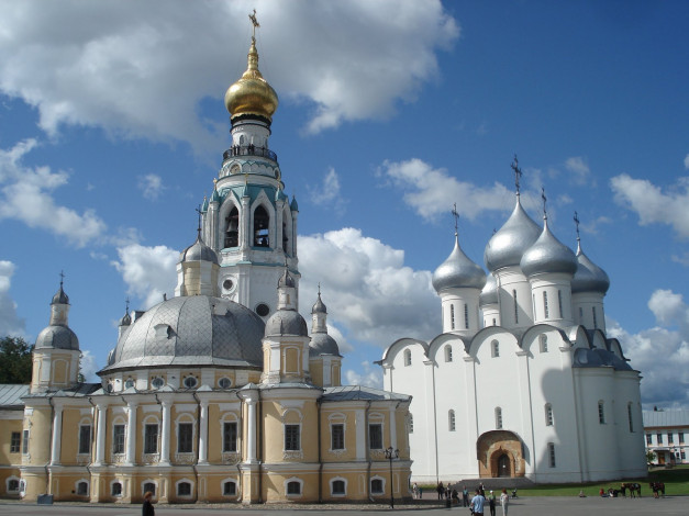 Обои картинки фото vologda, russia, города, православные, церкви, монастыри