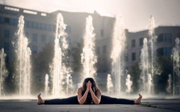 Картинка йога спорт гимнастика девушка
