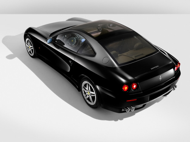 Обои картинки фото ferrari, 612, scaglietti, 2007, автомобили