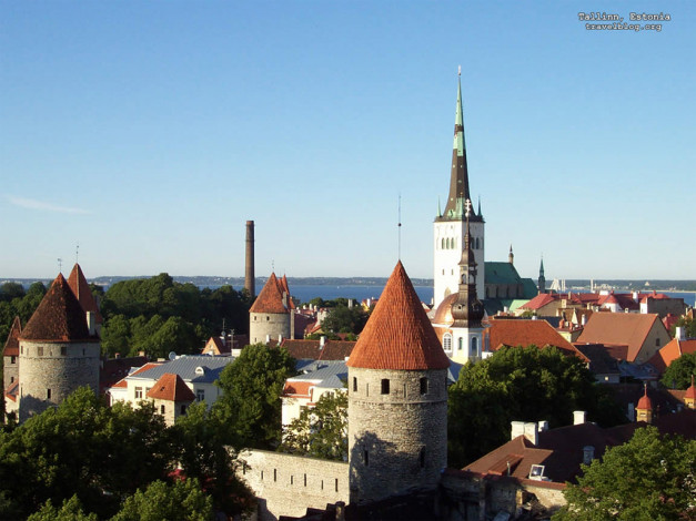 Обои картинки фото города, таллин, эстония