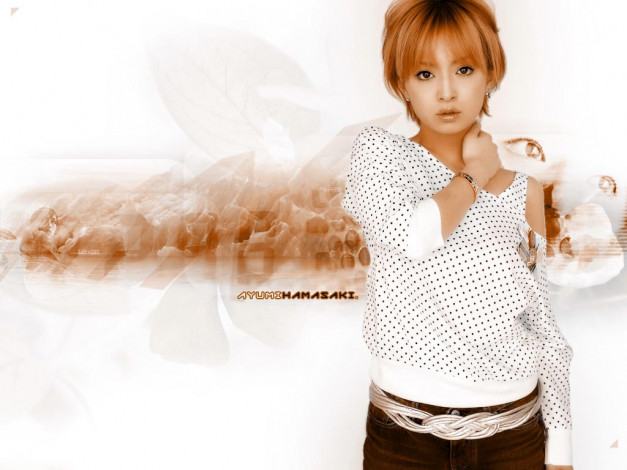 Обои картинки фото Ayumi Hamasaki, девушки