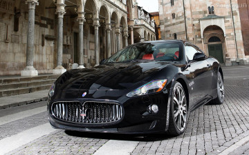 обоя maserati, granturismo, автомобили