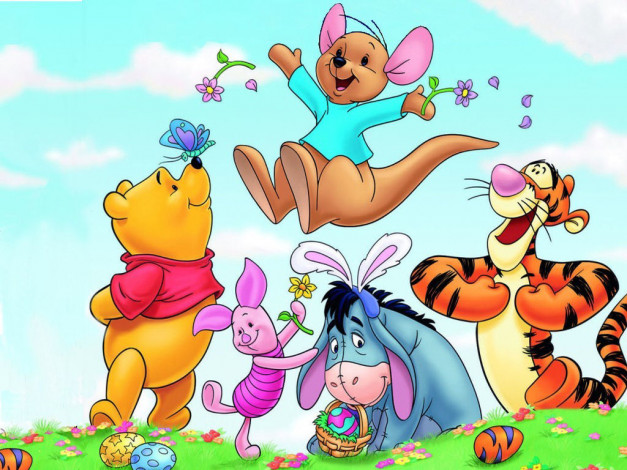 Обои картинки фото мультфильмы, winnie, the, pooh