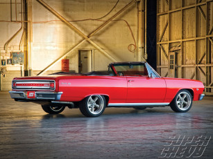 Картинка 1965 chevrolet chevelle convertible автомобили