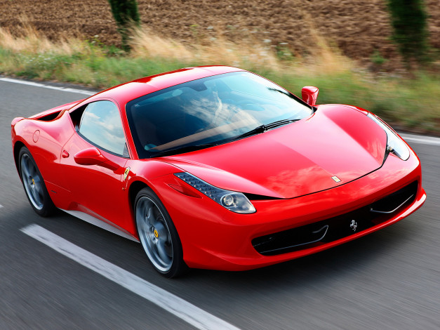 Обои картинки фото автомобили, ferrari, 458, italia