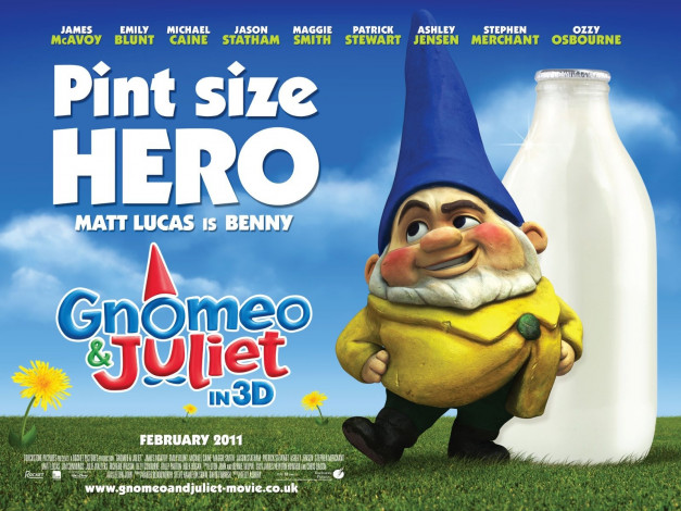 Обои картинки фото gnomeo, and, juliet, мультфильмы