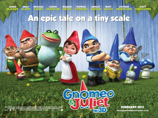 Обои картинки фото gnomeo, and, juliet, мультфильмы