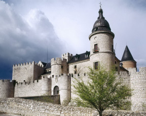 Картинка simancas castle испания города дворцы замки крепости башни замок стены
