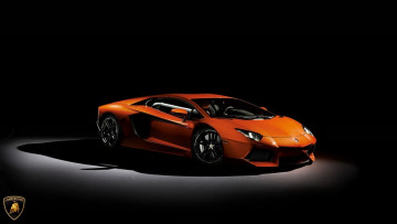 Картинка автомобили lamborghini свет aventador тень