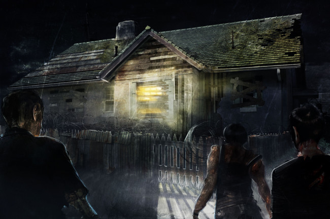Обои картинки фото state of decay, видео игры, заколоченный, дом, ужас, зомби, мертвецы, забор, свет, окно