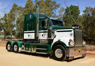Картинка автомобили kenworth тяжелый грузовик седельный тягач