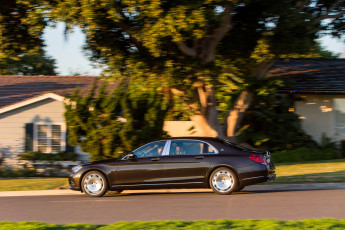 обоя автомобили, mercedes-benz, mercedes-maybach, 2016г, темный, x222, us-spec, s, 600