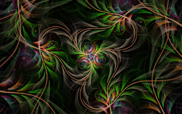 Картинка 3д+графика фракталы+ fractal фрактал