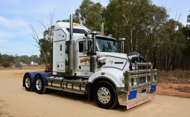 Обои картинки фото автомобили, kenworth, тяжелый, грузовик, седельный, тягач