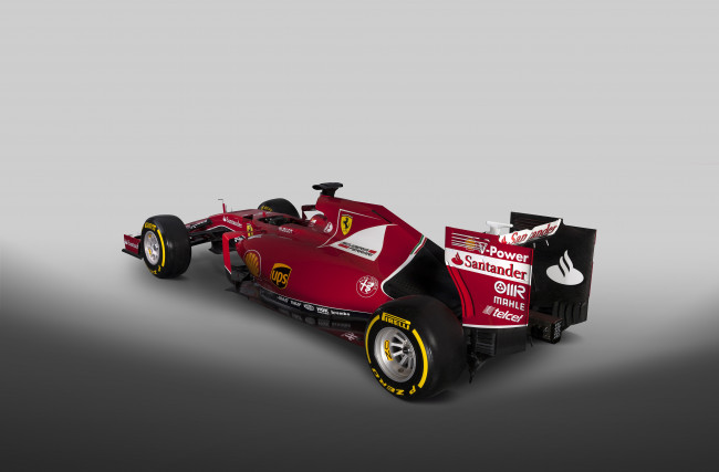 Обои картинки фото автомобили, ferrari, sf15-t, 2015г, красный