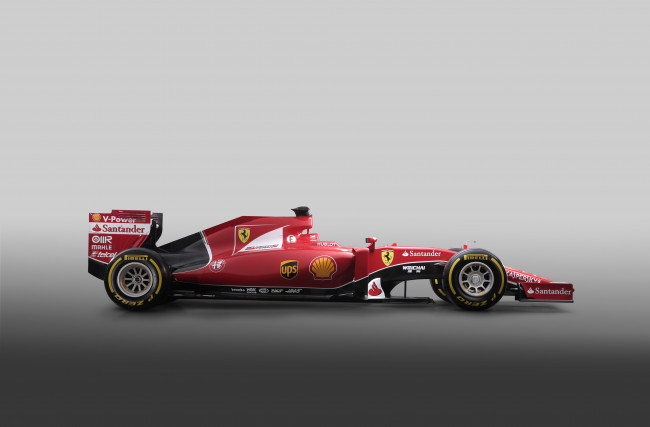 Обои картинки фото автомобили, ferrari, sf15-t, 2015г, красный