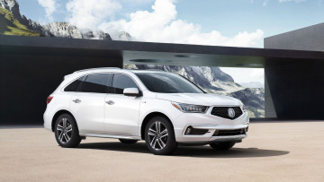 Картинка acura+mdx+2017 автомобили acura белая 2017 mdx