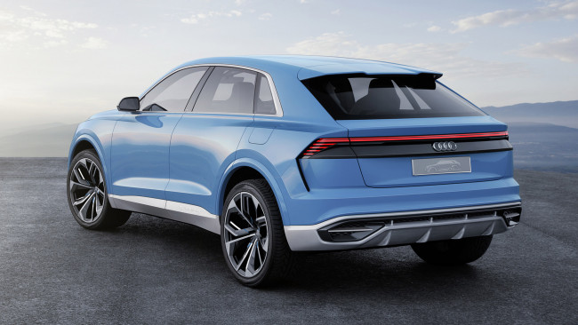 Обои картинки фото audi q8 concept 2017, автомобили, audi, 2017, concept, q8