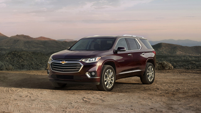 Обои картинки фото chevrolet traverse 2017, автомобили, chevrolet, внедорожник, 2017, traverse