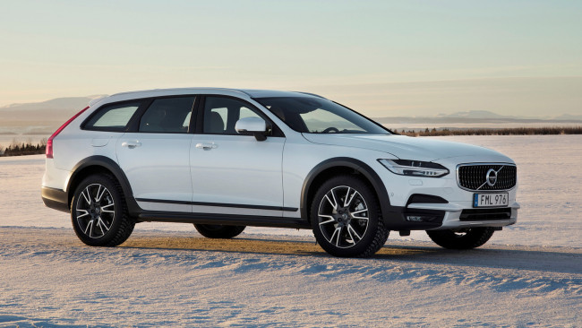 Обои картинки фото volvo v90 cross country 2017, автомобили, volvo, 2017, country, cross, v90