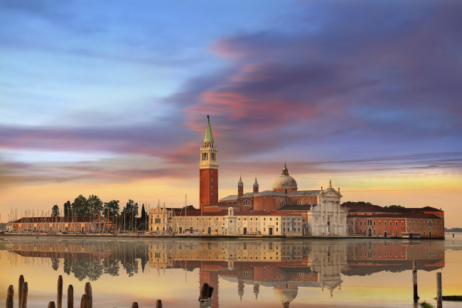 Обои картинки фото church of san giorgio maggiore - venice, города, венеция , италия, храм