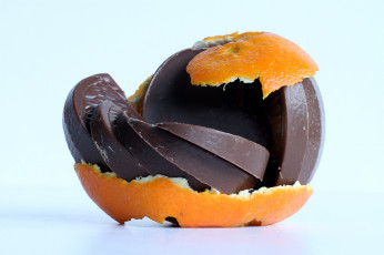 Картинка еда конфеты +шоколад +сладости шоколад апельсин кожура