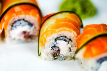 Картинка еда рыба +морепродукты +суши +роллы японская роллы кухня