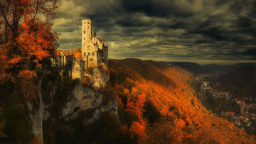 Картинка lichtenstein+castle germany города замки+германии lichtenstein castle