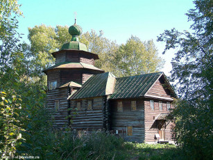 Картинка кострома музей деревянного зодчества лето города православные церкви монастыри