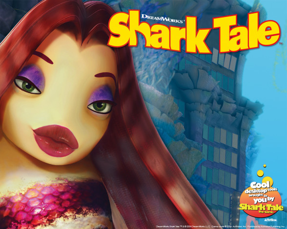 Обои картинки фото мультфильмы, shark, tale