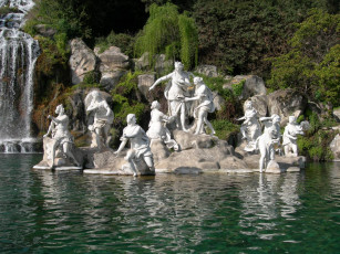 Картинка города памятники скульптуры арт объекты водопад