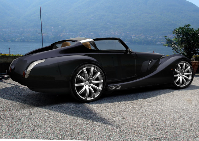 Обои картинки фото 2009, morgan, aero, supersports, автомобили, 3д