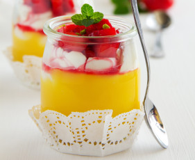 Картинка еда мороженое +десерты фрукты желе