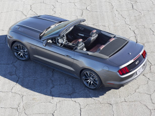 Картинка автомобили mustang gt convertible 2014