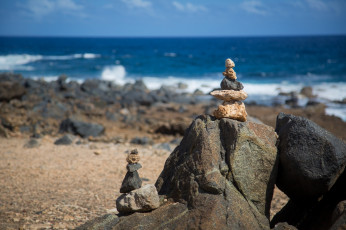 Картинка природа камни +минералы море берег макро